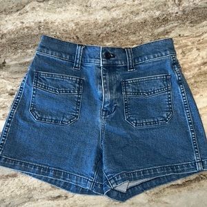 MADEWELL blue jean shorts